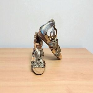 Elegant Metallic Sandals